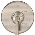 Newport Brass Widespread Spout Complete With Flange in Satin Nickel (Pvd) 3-295/15S